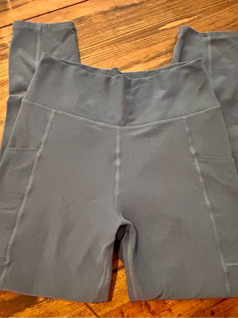 Abercrombie & Fitch Blue High-Waist Leggings